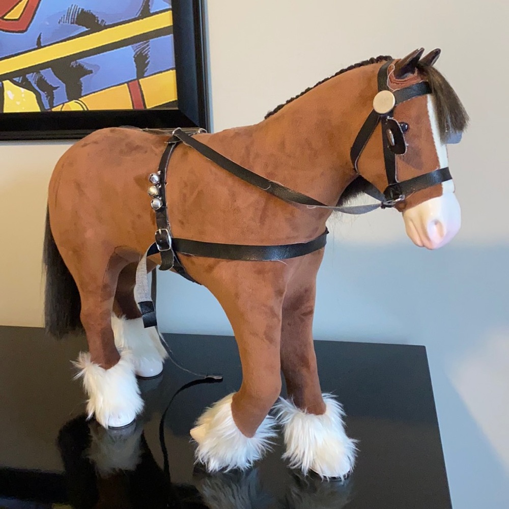 American Girl Prancing Clydesdale(only) Harness is not included.